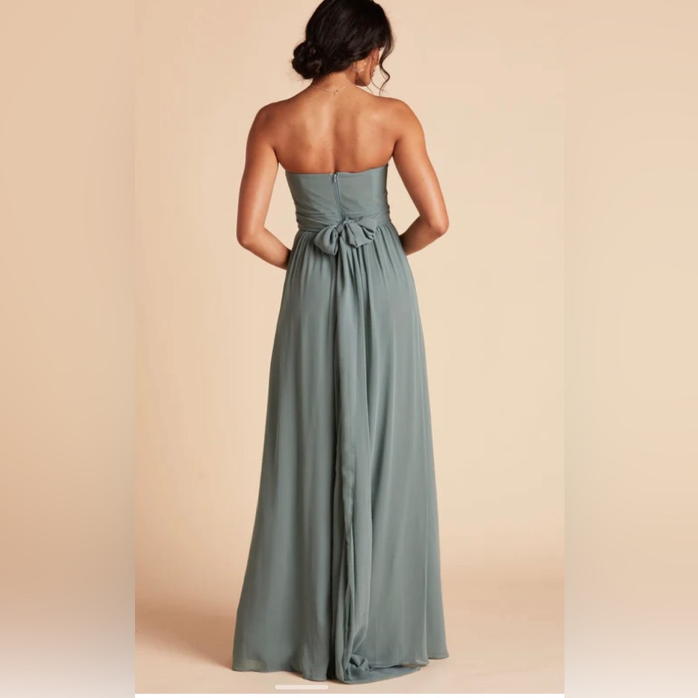 Birdy Grey GRACE CONVERTIBLE DRESS 
CHIFFON SEA GLASS LARGE NEW NWT BRIDESMAID - Picture 5 of 6